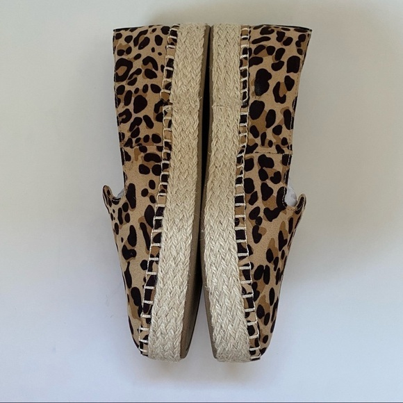 Dr. Scholls Be Energized Find Me Brown Leopard Round Toe Espadrilles Womens 6M - Picture 6 of 9